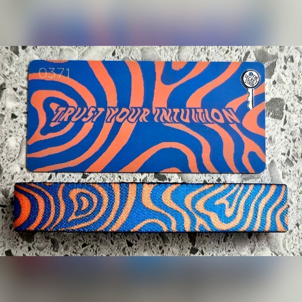 ZOX "TRUST YOUR INTUITION" #371 Secret Stash POSITIVE AFFIRMATION WRISTBAND